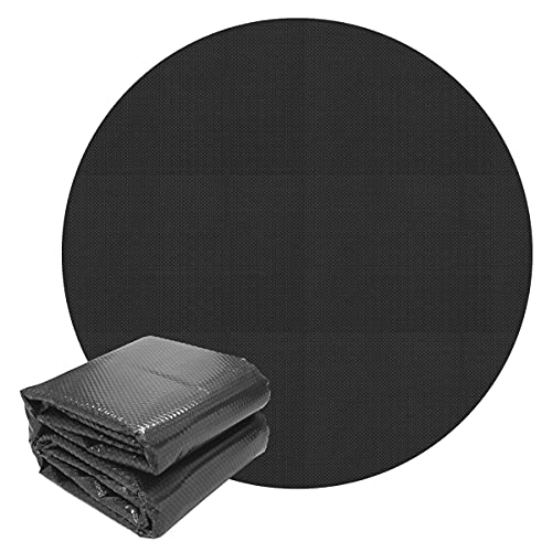 Ecd Germany Cubierta Solar Redonda Ø 5M 140 Μm Negro Para Piscina Lámina Isotérmica De Cojín De Aire De Pe Manta Térmica Lona Para Un Calentamiento De Agua Más Rápido Y Evitar La Evaporación