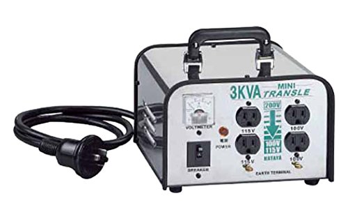 HATAYA ハタヤ3KVA 降圧型変圧器ミニトランスル 200V==>100V Amazon | ハタヤ (HATAYA) トランスル 昇降圧兼用型 単相200V