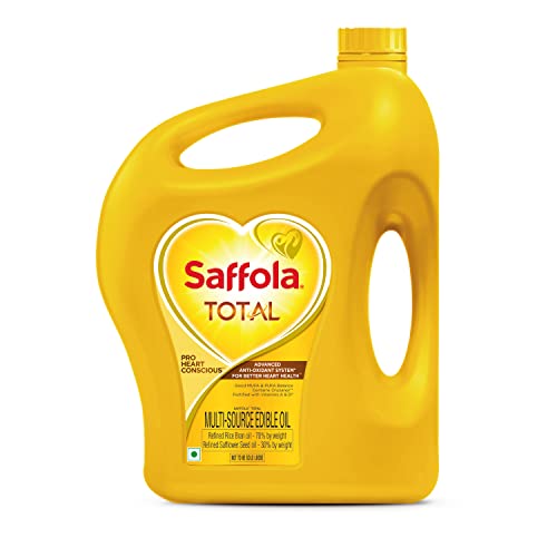 Saffola Total Refined OilBlend of Rice Bran Oil & Safflower oilCooking oilCholesterol