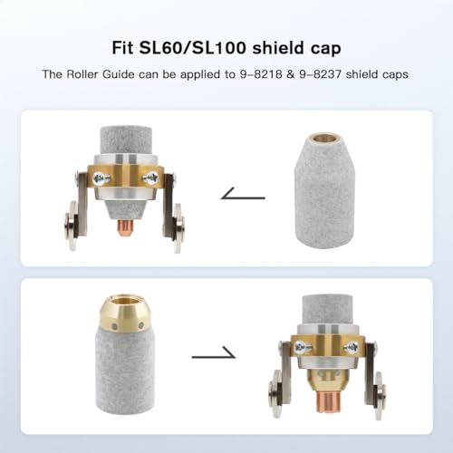 Image of 9-8291 Roller Guide fit 9-8218 & 9-8237 Shield T /D SL60 SL100 Torch | Compatible with Thermal Dynamics Cutmaster 52 Cutter SL60 SL100 Torch PK-1