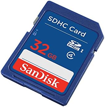 SanDisk 32GB Class 4 SDHC Memory Card, Frustration-Free Packaging- SDSDB-032G-AFFP (Label May Change)