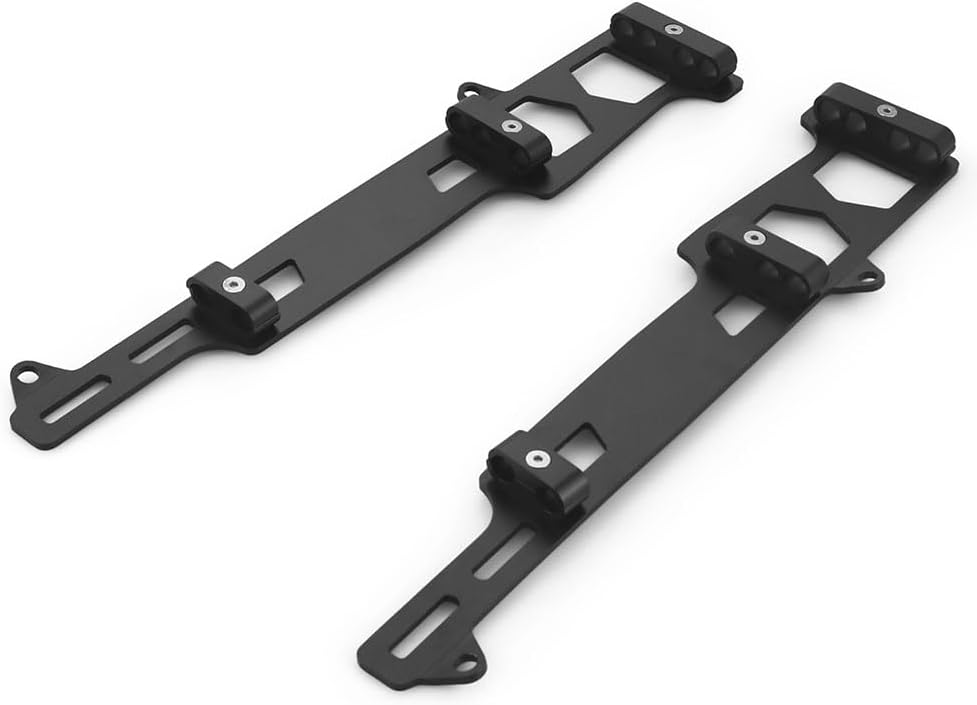 141-638 Linear 2 in 1 Spark Plug Wire Loom Aluminum Alloy Construction with Black Finish For Small Block Chevy