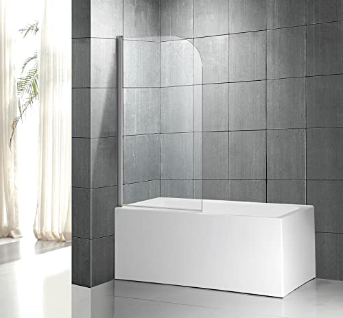 BIOMBO de BAÑERA PRAGA 80x130 cm Cristal de 5 mm CON FILM DE SEGURIDAD Cover