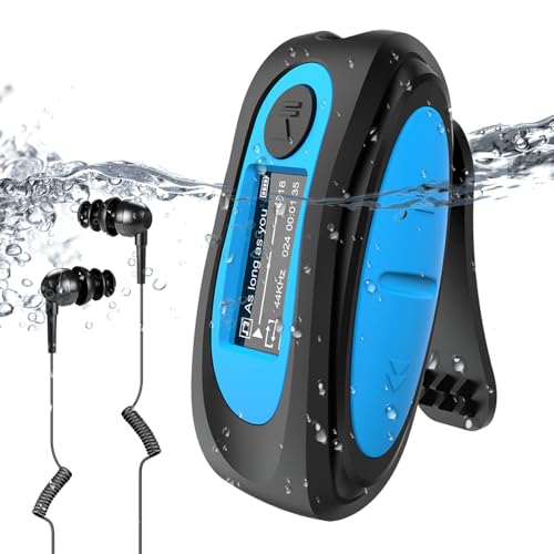 AGPTEK Lettore MP3 Impermeabile Subacqueo 8GB