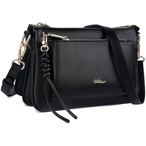 HILAEX Women's Crossbody Bag with Compartments Cover