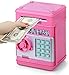 Stylebeauty Electronic Password Piggy Bank Cash Coin Can Money Locker Auto Insert Bills Safe Box Password ATM Bank Saver Birthday Gifts for Kids ( Pink )