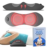 SmoothSpine Triple Fusion Back Massager - The Official Smooth Spine Back Massager with Heat - 3-in-1 Design to Support Lower Back Comfort, Gentle Vibration & Traction - Relaxation Device for Home Use