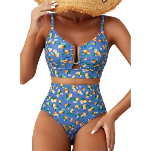 Bikini 2 pièces floral en tissu premium pour un confort absolu