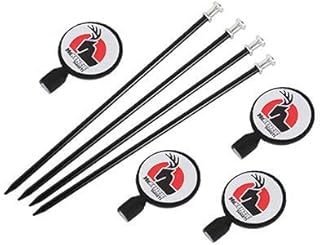 Delta McKenzie 3D Archery Shooting Stakes (Set of 10), White