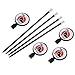 Delta McKenzie 3D Archery Shooting Stakes (Set of 10), White