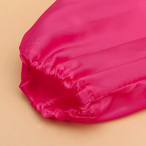 Babadores PretyzOOM com manga de EVA impermeável para bebês recém-nascidos (padrão de girafa)