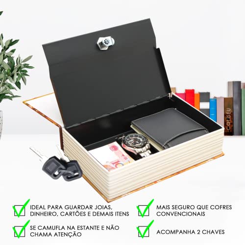 Livro Cofre M 18x11,5x5,5cm