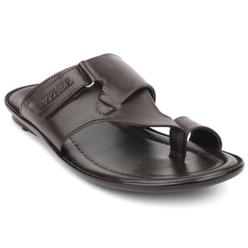 Image of Liberty Coolers ORTIZ-30 Casual Slippers for Men With PU Upper - Comfortable & Lightweight |& Trendy Design | Stylish Footwear, Cushioned Footbed