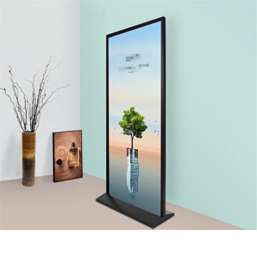 Présentoir porte-affiches double face vertical blanc de dimensions 60x160 cm