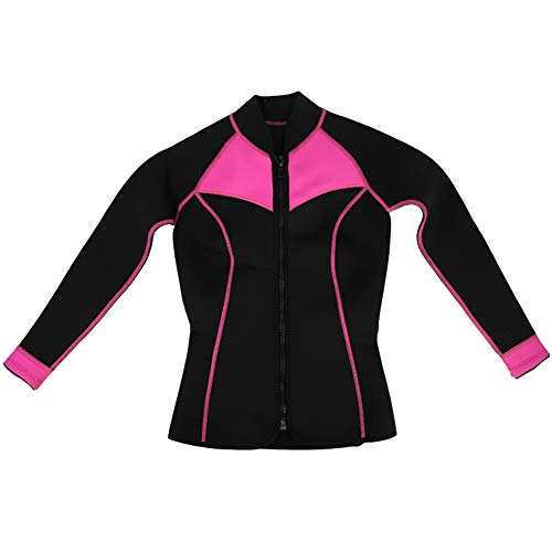 Camiseta mujer manga larga para wetsuit con protección solar, material neopreno y nylon, ajuste elástico cómodo para surfing, snorkel y natación miniatura 7