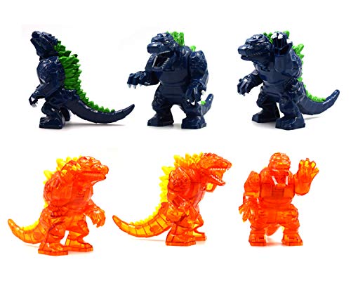 Magma Brick Godzilla 6 Figuras Compatible con Lego