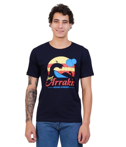 Image of Men's Super Combed Cotton Round Neck Half Sleeve T-Shirt | Soft Breathable Cotton Fabric | Stylish Comfortable Wearfor Men | Quality Regular Fit