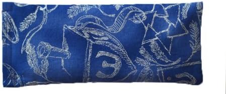 Scentsual Eye Pillow-Chanukah. 100% Cotton. Lavender. Refill Drops Included.