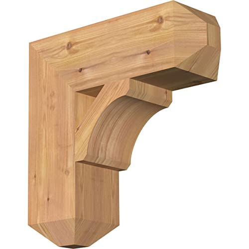 5 1/2"W x 18"D x 18"H Legacy Craftsman Smooth Bracket, Western Red Cedar