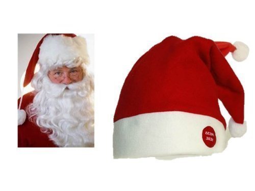 Preisvergleich Produktbild Weihnachtsmütze tanzend mit Musik