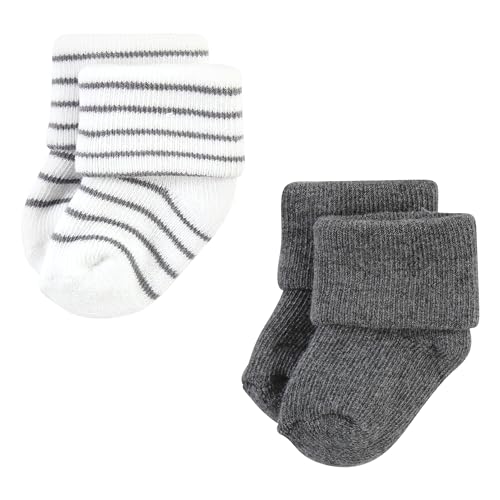 Image of Hudson Baby Baby 8-pack Cotton Rich Newborn and Terry Socks
