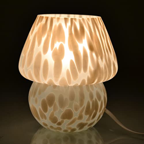 Image of Mushroom Lamp in Murano Glass • Bedside lamp • Table Lamp • Made in India• Home Decor (Small)
