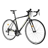 ROCKBROS AERIX Bici da Strada 28”, Telaio in Alluminio Leggero, Taglie 46-54 cm, Cambio Shimano 8 velocità, 700C Bicicletta da Corsa per Uomo e Donna, L