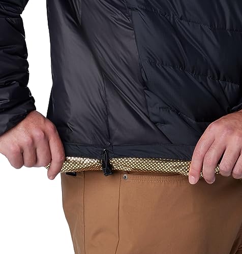 Columbia Jaqueta masculina Labirinto Loop, preta, média