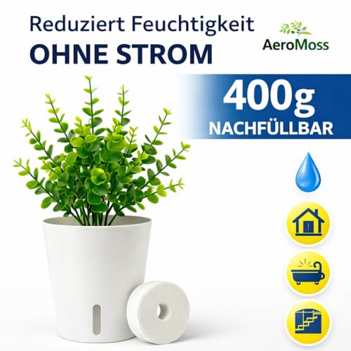 Deumidificatore Senza Corrente – Per Ridurre L'umidità, Ricaricabile Da 400 G, Deumidificatore Decorativo Per Casa, Bagno E Cantina - 2