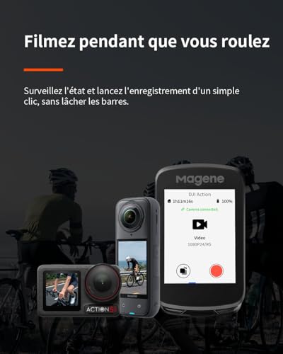 Compteur GPS vélo Magene C606 V2, Multi-Scenario ClimbPro, Transfert de données Wi-FI et Bluetooth, Replanification d'itinéraire, Support Interchangeable, Affichage des données Personnalisable – vue 6