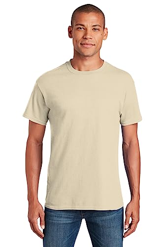 Gildan Men's Heavy Cotton T-Shirt, Style G5000, 2-Pack MED-Sand2