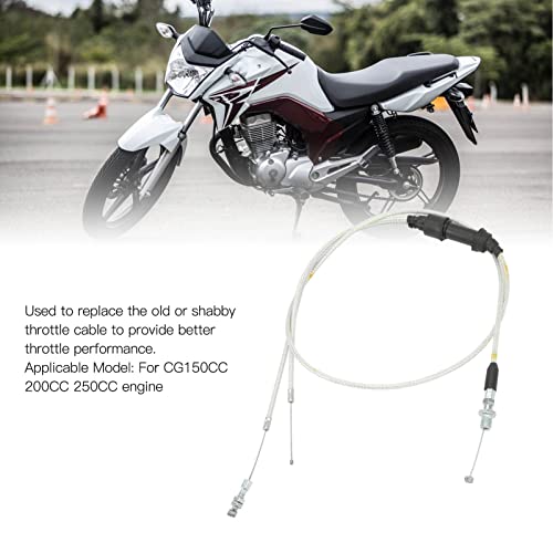 Motorrad-Gaszug, Doppel-Gaszug, Direkte Passform, Verschleißfest, Exquisit, Flexibel, für CG150CC 200CC 250CC Motor