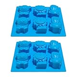 Profitez d'un démoulage sans effort à chaque fois grâce à la construction en silicone flexible mais robuste du moule et aux surfaces antiadhésives. Passe au lave-vaisselle, au micro-ondes et au congélateur pour un nettoyage facile et une utilisation polyvalente