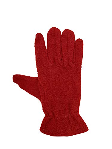 Image of 12 Pair Winter Fleece Gloves Mens Thermal Soft Warm Cozy Cold Weather Outdoor Sports