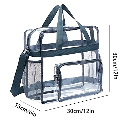 Saco claro do estádio | Bolsa transversal transparente com alça | Ver bolsa transparente bolsa para