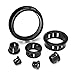 Aifeier ET 1-1/2 inch Snap Bushing Cable Grommet Nylon Wire Cord Hose Protector for Cable Bushing Insulation Protection - 5 PCS