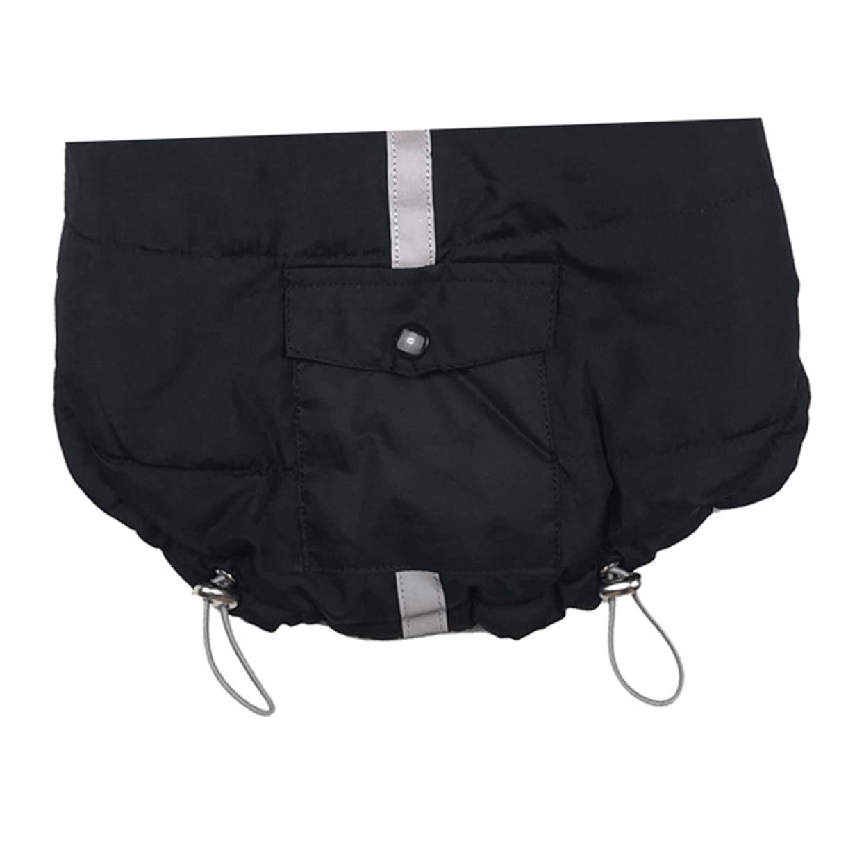 Toddmomy 2pièces Gilet Coton Lumineux pour Chien Hiver Noire pour Maintien Chaud Activités Extérieur
