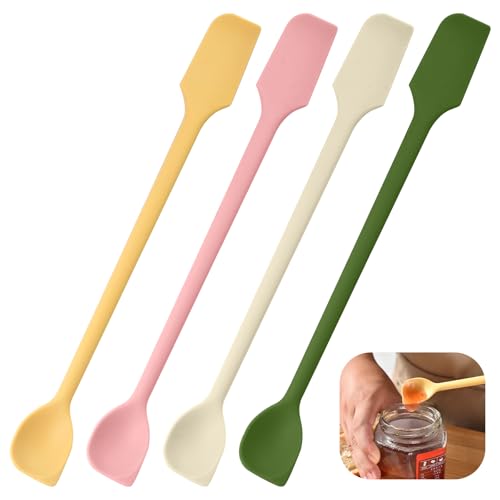 4pcs Mini Silicone Spatulas &ndash; Multifunctional Kitchen Scrapers