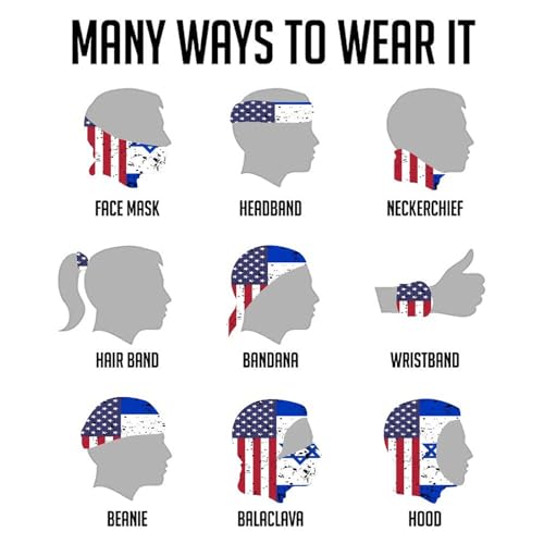 Image of Men Women Bandanas Neck Gaiter Headwrap Balaclava | Seamless Face Cover Scarf Neck Warmer Breathable Headwear for Hiking Cycling