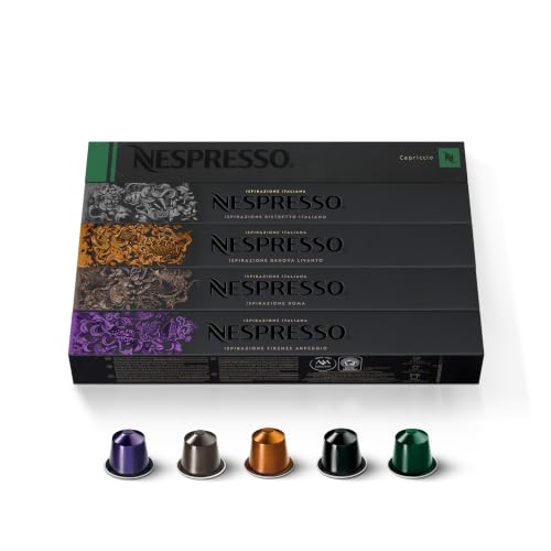 Nespresso Original, Variety Pack, Mixed Roast, 50-Count Espresso Pods