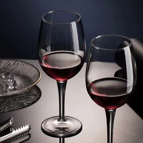 Qappda 10 Ounce Wine Glasses,Classic Red Wine Glasses Bulk Set Of 12,All-Purpose Clear White Wine Glass With Long Stem For Gift,Party,Restaurant #TOP6