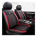 Schonbezüge Für Autositze Für P????rsche 911 Carrera(996 Series), Sitzbezüge Auto Leder, Autositzbezug Porosität Sitzbezüge Vorne Und Hinten Sitzschoner，All-inclusive,(Black red)