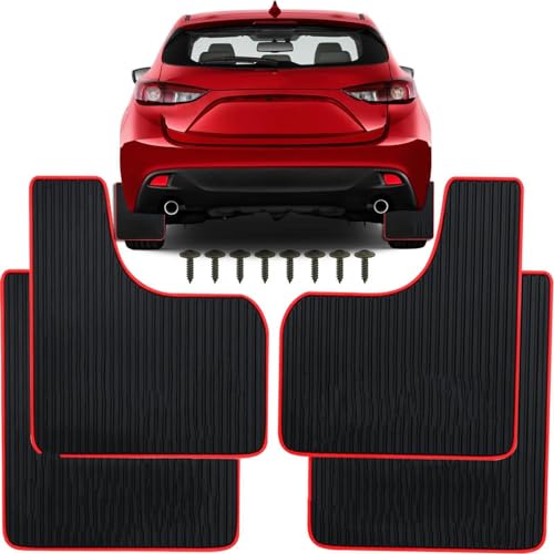 Sports Mud Flaps for Mazda 3 Mx5 6 Cx5 Rx8 Cx3 2 Mazda3 Mazdaspeed3 CX-3 CX-5 CX-7 CX-8 MX-5 Mudflaps Splash Guards Mudguards