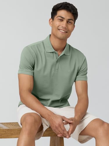 Image of XYXX Men's Nova 100% Combed Cotton Regular Fit Polo T-Shirt