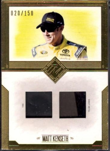 Matt Kenseth Card 2014 Total Memorabilia Dual Swatch #TMMK - Unsigned Nascar Cards