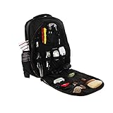 YOMQLJXB Portable Barber Bookbag Hairstylist Backpack, Makeup Tool Bag Multifunction Travel Backpack...