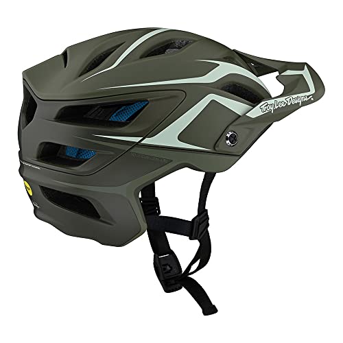 Troy Lee Designs A3 Uno Half Shell Mountain Bike Helmet W/Mips - Epp Eps Premium Lightweight - All Mountain Enduro Gravel Trail Cycling Mtb (Green, X-Large/Xx-Large) #TOP1