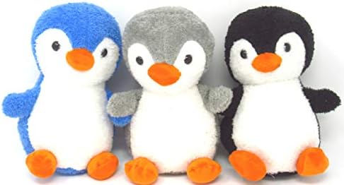 EC Outlets Stuffed Penguin Plush Animal Toy Soft Stuffed Animal Gifts, 3 Packs
