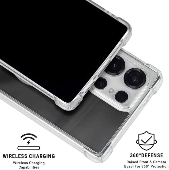 Skinit Clear Phone Case Compatible with Galaxy S25 Ultra - Officially Licensed NFL Pittsburgh Steelers Design
