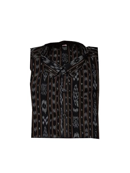 Image of Odisha Handloom 100% Pure Cotton unstitched Sambalpuri Pasapali Shirt fabric for Men /Boys Odisha Traditional kurta Soft & Breathable Natural Cotton fabric